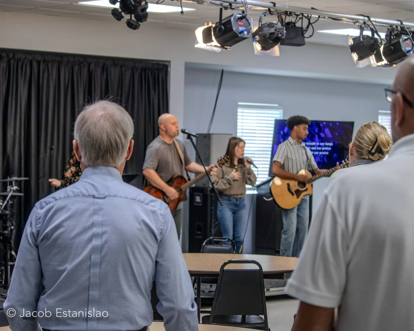 Attendees gathered at M:T JAX at Parkwood Baptist Church
